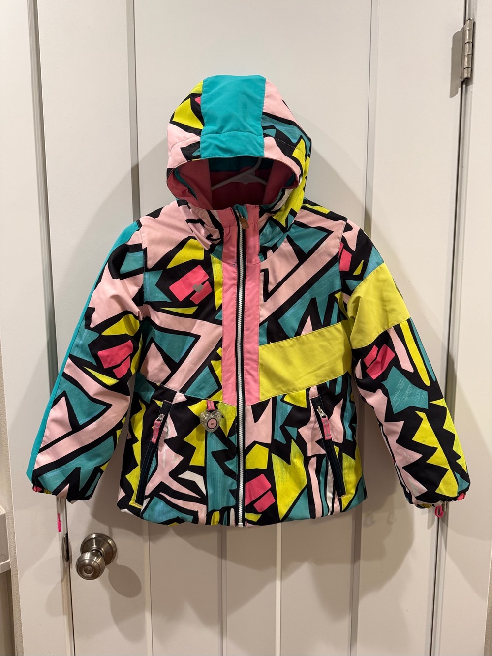 Obermeyer Girls Livia Insulated Ski Jacket size 8. Good preowned condition.